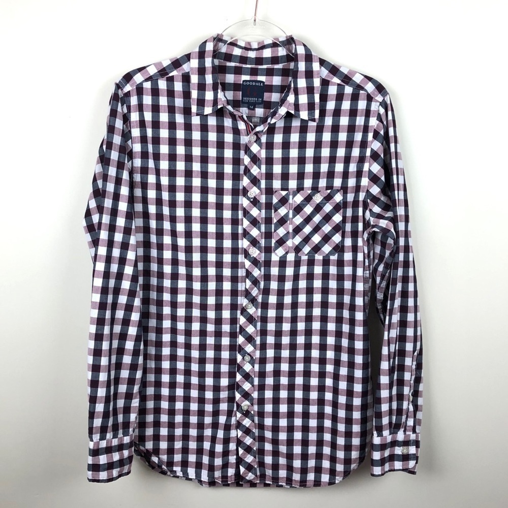 Goodale Plaid Button Up Shirt Medium JackThreads M